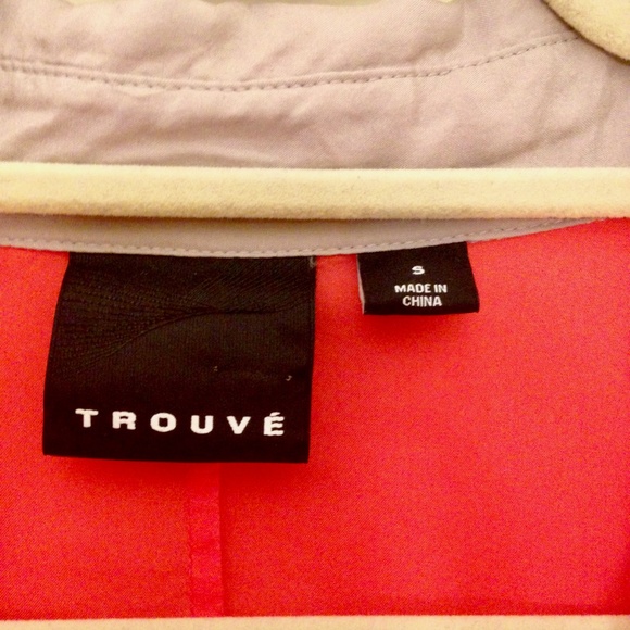 TROUVE 100% Silk Color Block Button-Down Blouse - Picture 4 of 6